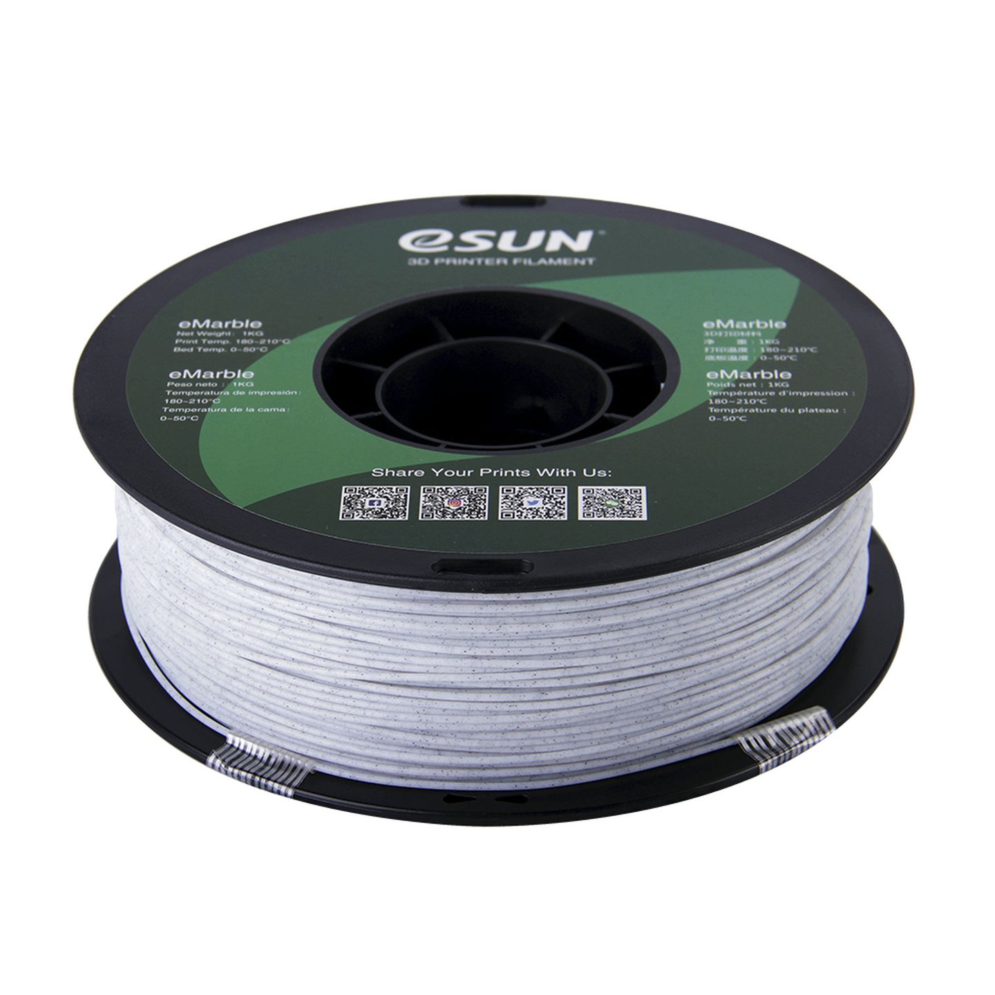 eSUN Natural Marble PLA Filament 1kg 1.75mm