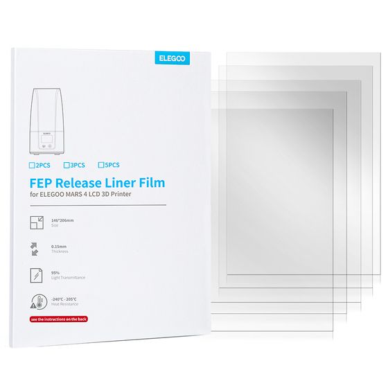 FEP Film Replacement Kit – Suits Elegoo Mars 4, Mars 5 & Mars 5 Ultra (TL4824/30/32)