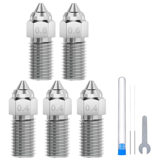 Hardened Steel Nozzle Kit for Elegoo Neptune 4 & 4 Pro | TL4970/72