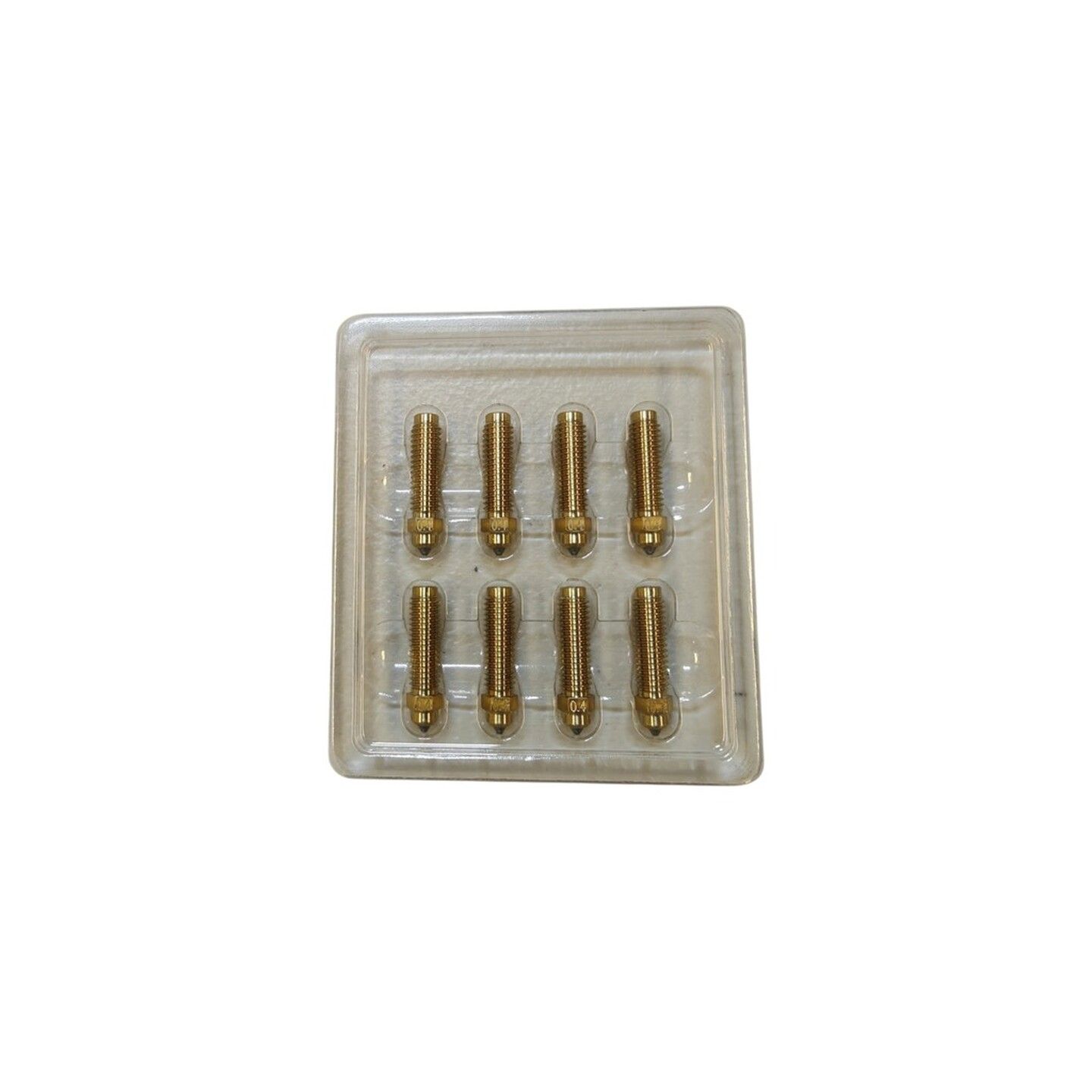 Replacement Brass Hardened Steel Nozzle kit 0.4mm CC1/CC2 8pcs