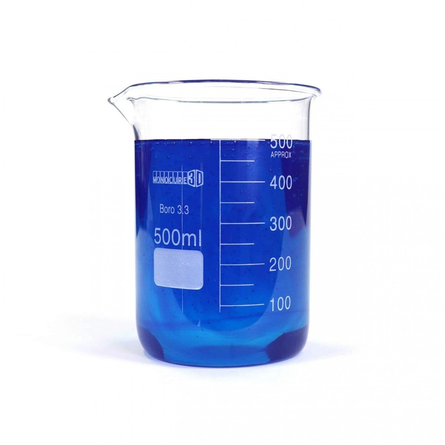 Monocure 3D Chemist Beakers 500ml