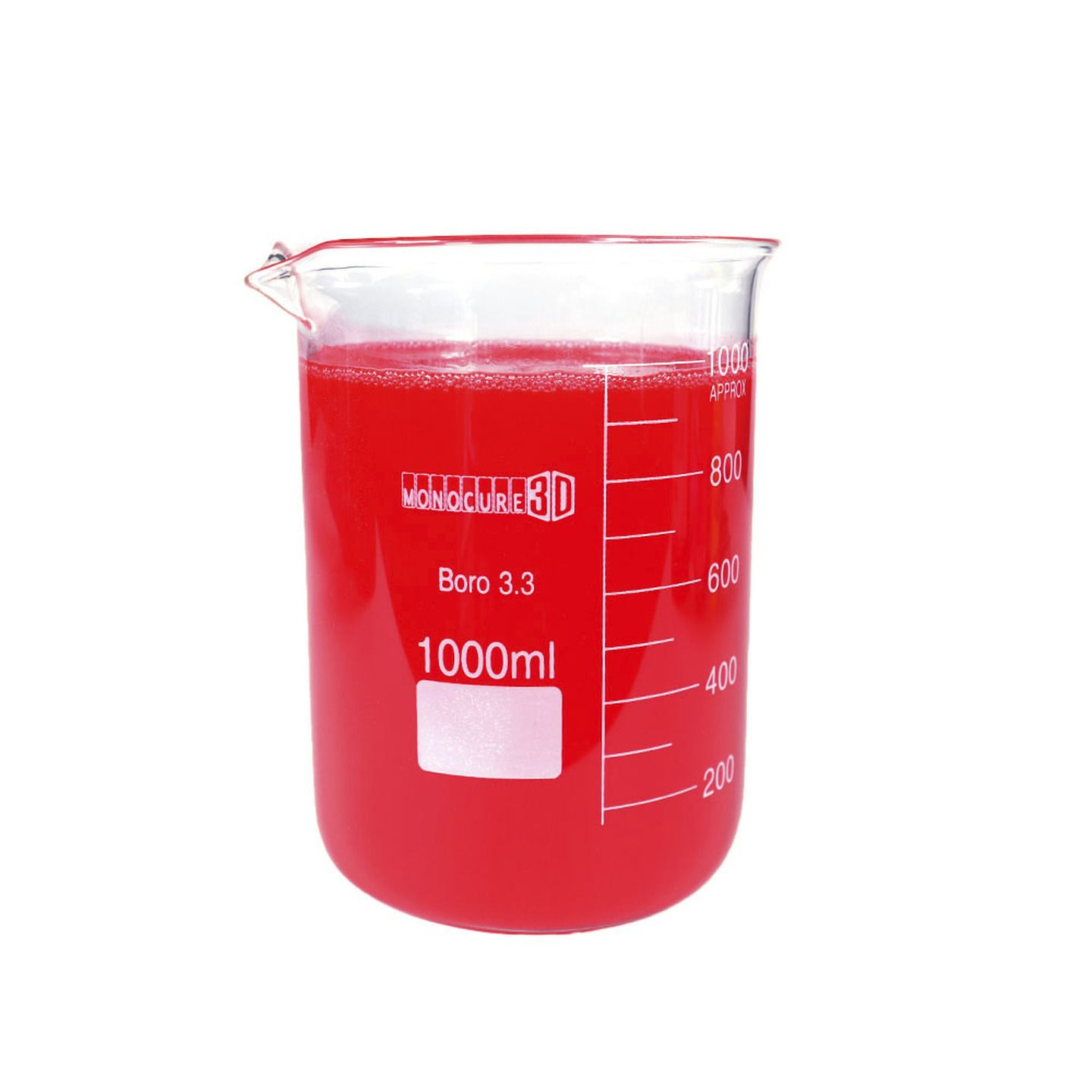 Monocure 3D Chemist Beakers 1000ml