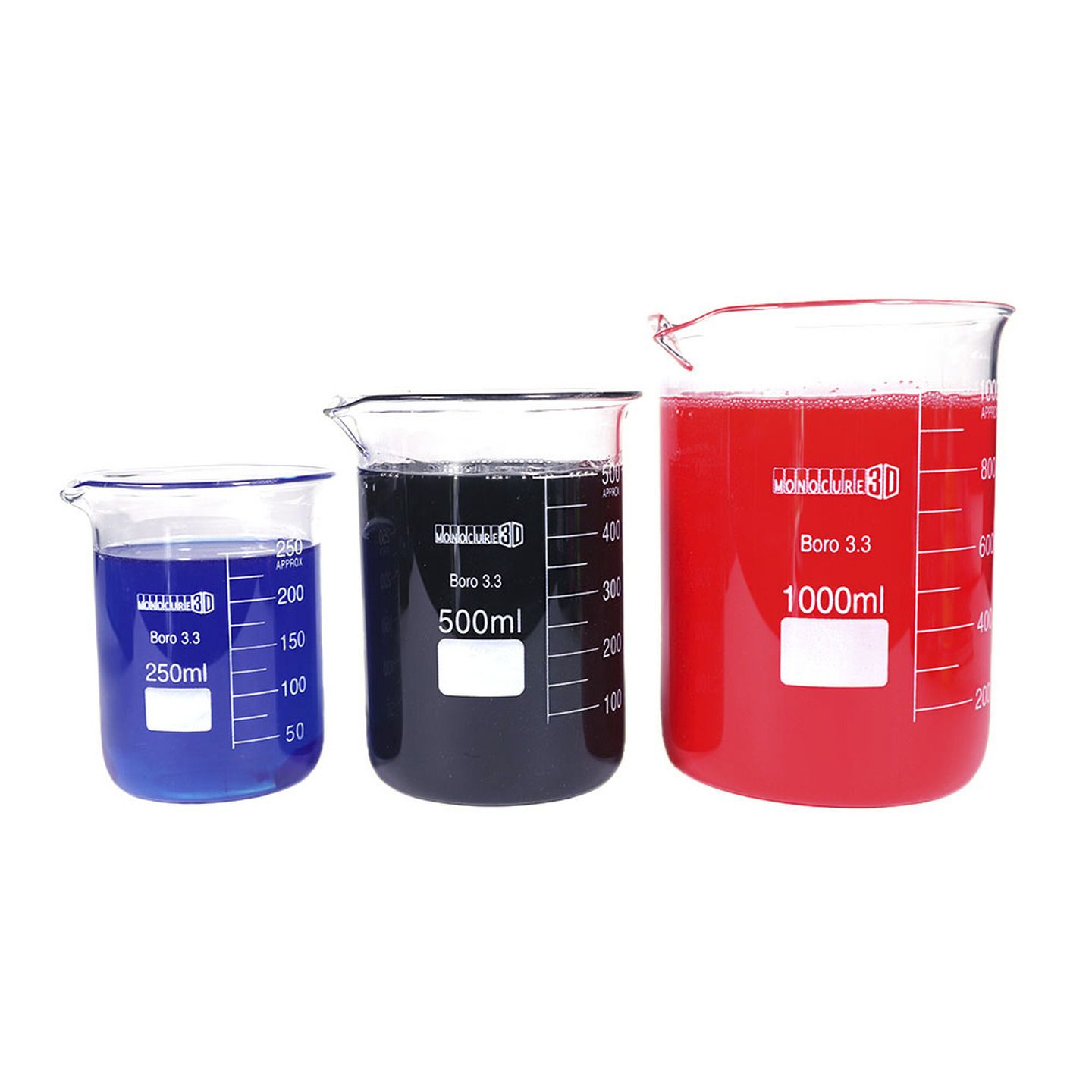 Monocure 3D Chemist Beakers Set