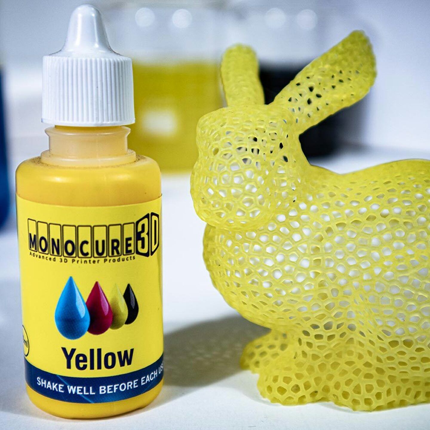 Monocure 3D CMYK PIGMENT 100ml Yellow