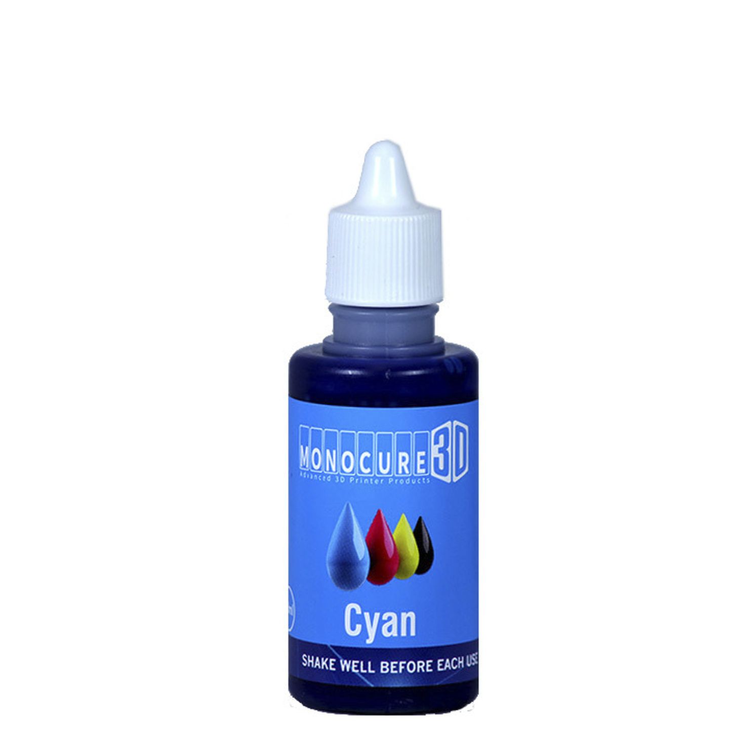 Monocure 3D CMYK PIGMENT 100ml Cyan