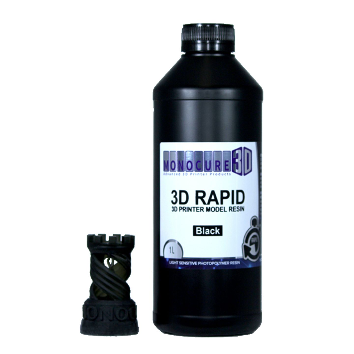 Monocure 3D Rapid Model Resin 1L Black