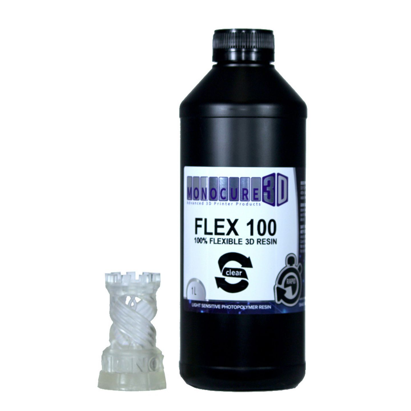 Monocure 3D Rapid Flex100 Resin Clear 1L