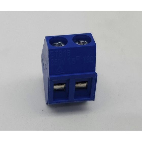 2WAY 5MM 10A 300VAC 35DEG TERMINAL BLOCK