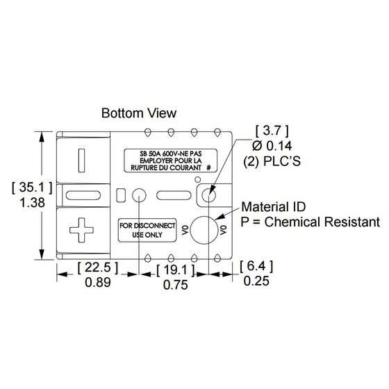 Red 50A SB50 Connector Housing – Bulk Pack (Jaycar)