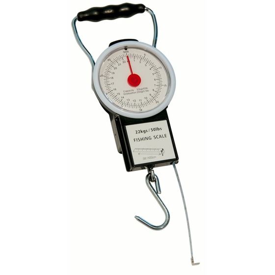 Burnsco Scales with Built-in 1m Tape Measure – 22kg Capacity, Easy-Read Dial