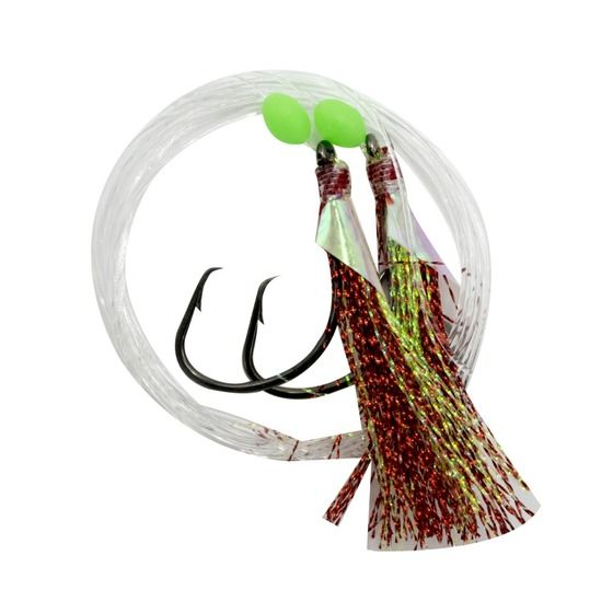 Burnsco Flasher Rig 7/0 – Chart | 2 Chemical-Sharpened Recurve Hooks