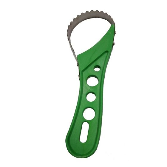 Burnsco Stainless Steel Fish Scaler with Serrated Edge – Green