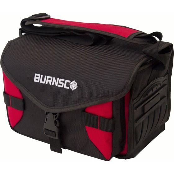 Burnsco Fishing Tackle Bag 3+1 – Waterproof Base, Removable Dividers