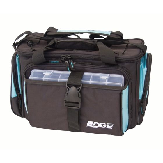 Edge Fishing Tackle Bag 3+1 – Large Trays, Bungee Lid, Non-Slip Feet