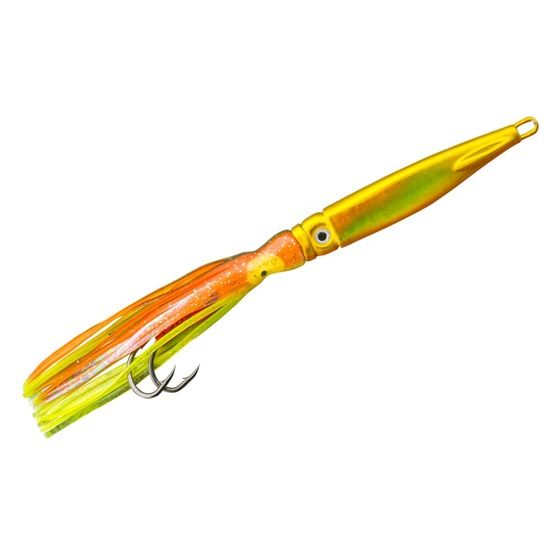 Edge Live Squid Vertical Jig 56g – Orange/Gold