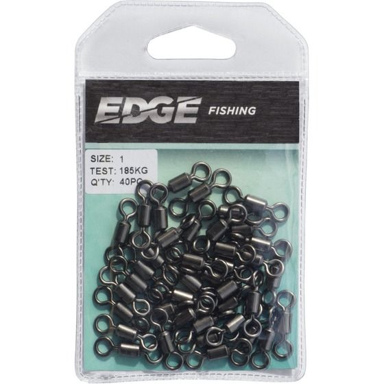 EDGE ROLLING SWIVEL SS #1 40PC