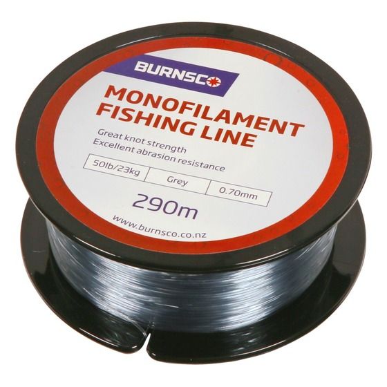Burnsco Monofilament Fishing Line 50lb Test x 290m – Grey