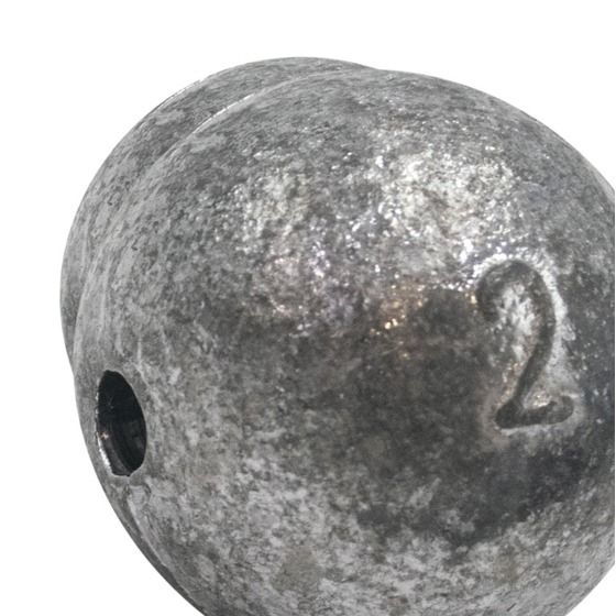 Burnsco Ball Sinker 2oz – 5 Pack, Fresh & Saltwater
