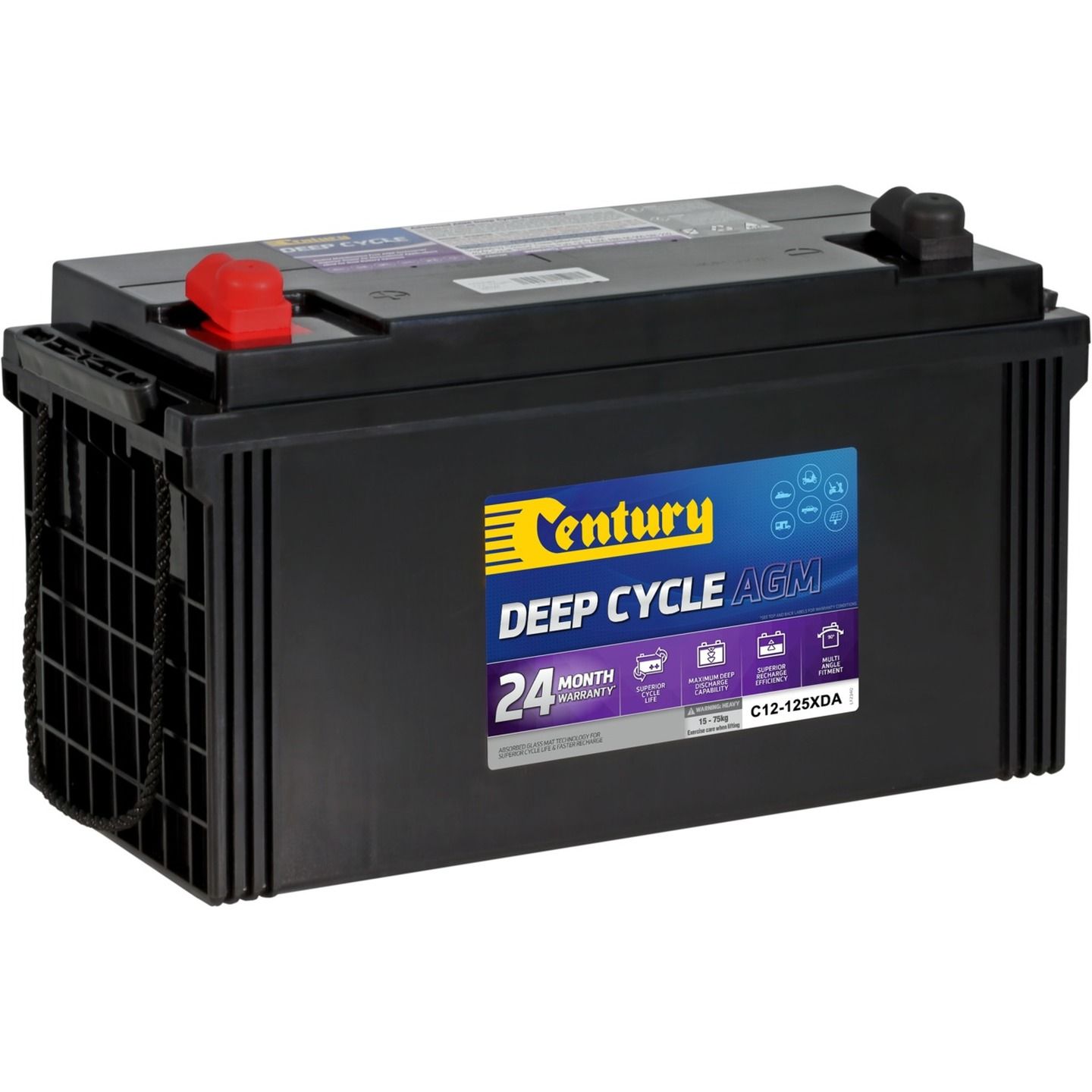 Century Deep Cycle AGM Battery C12-125XDA 125AH 12V