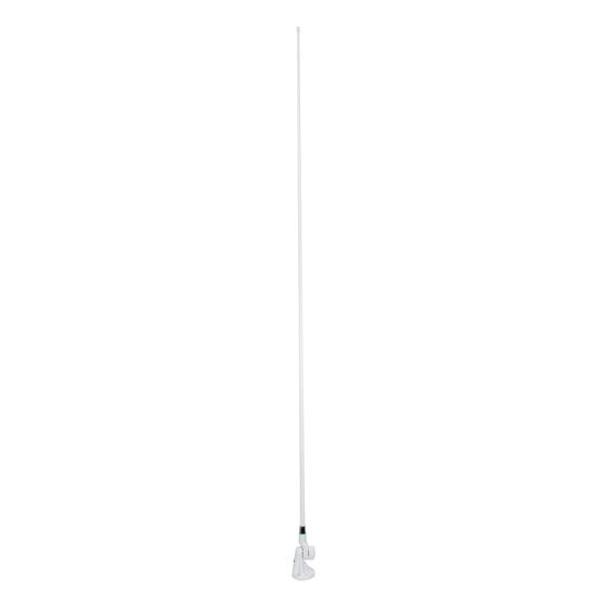 GME AE346V 1800mm Marine VHF Antenna – White Fibreglass Radome