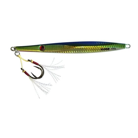 Edge Jig Inshore Jigging Series 100g – Blue/Green/Gold