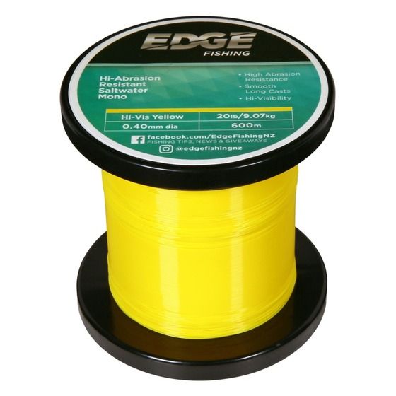 Edge Mono Shore Fishing Line 20lb 600m – Jaycar