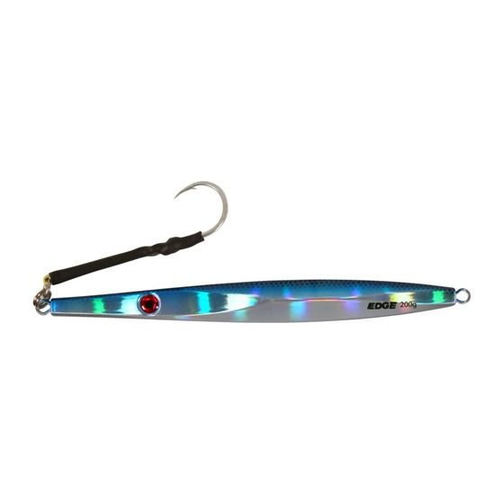 Edge Flutter Jig 200g Blue/Silver – Pre-Rigged Kingfish & Hapuka Lure – Jaycar