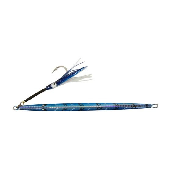 Edge OctoSpeed 190g Blue/Silver Jig – Pre-Rigged for Kingfish & Hapuka