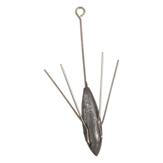 JAYCAR Break-Away Sinker 3 oz – Surf Casting Grapnel Weight with Easy Retrieve