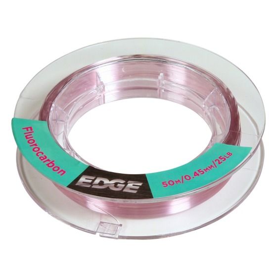 EDGE PINK FLUOROCARBON 25LB 50M