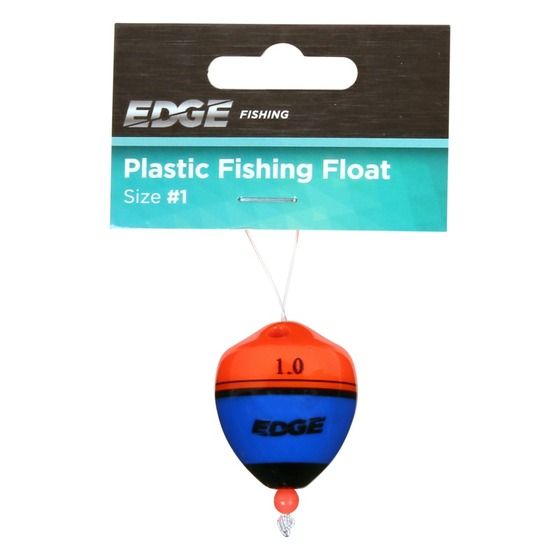 Edge Plastic Fishing Floats Size #1 – Orange & Blue Round Buoys