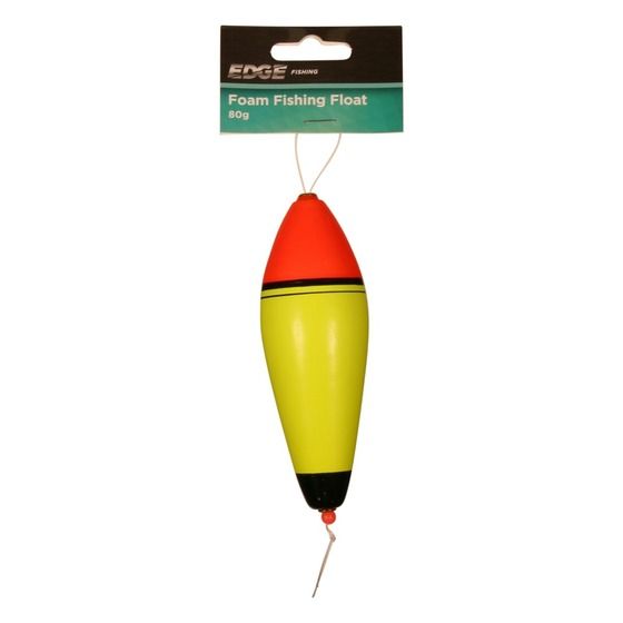 Edge Foam Fishing Float 80g – Orange & Yellow High-Visibility