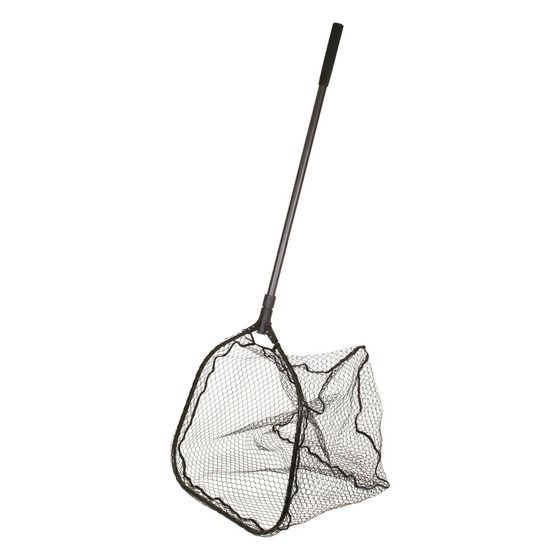Edge XL Graphite Landing Net – Retractable, Fish-Friendly Silicone Mesh