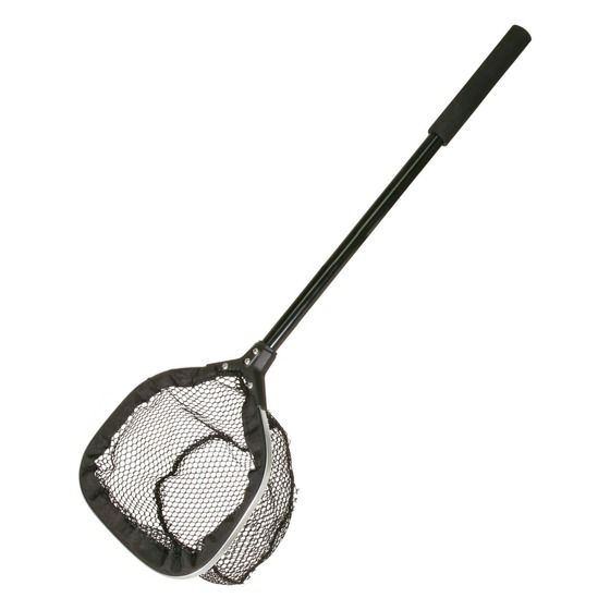 Edge Live Bait Tank Net – Folding Graphite Handle, Silicone Mesh