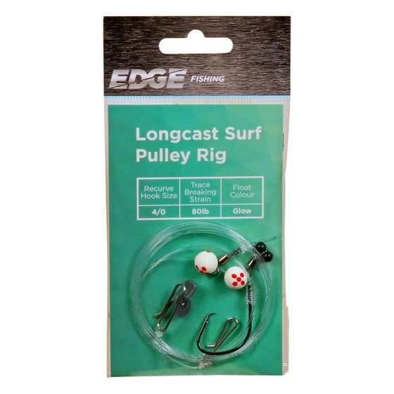 EDGE LONG CAST GLOW SURF PULLY RIG 4/0