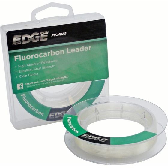 Edge Fluorocarbon Leader Line 8lb 50m – 100% Japanese, Virtually Invisible Underwater