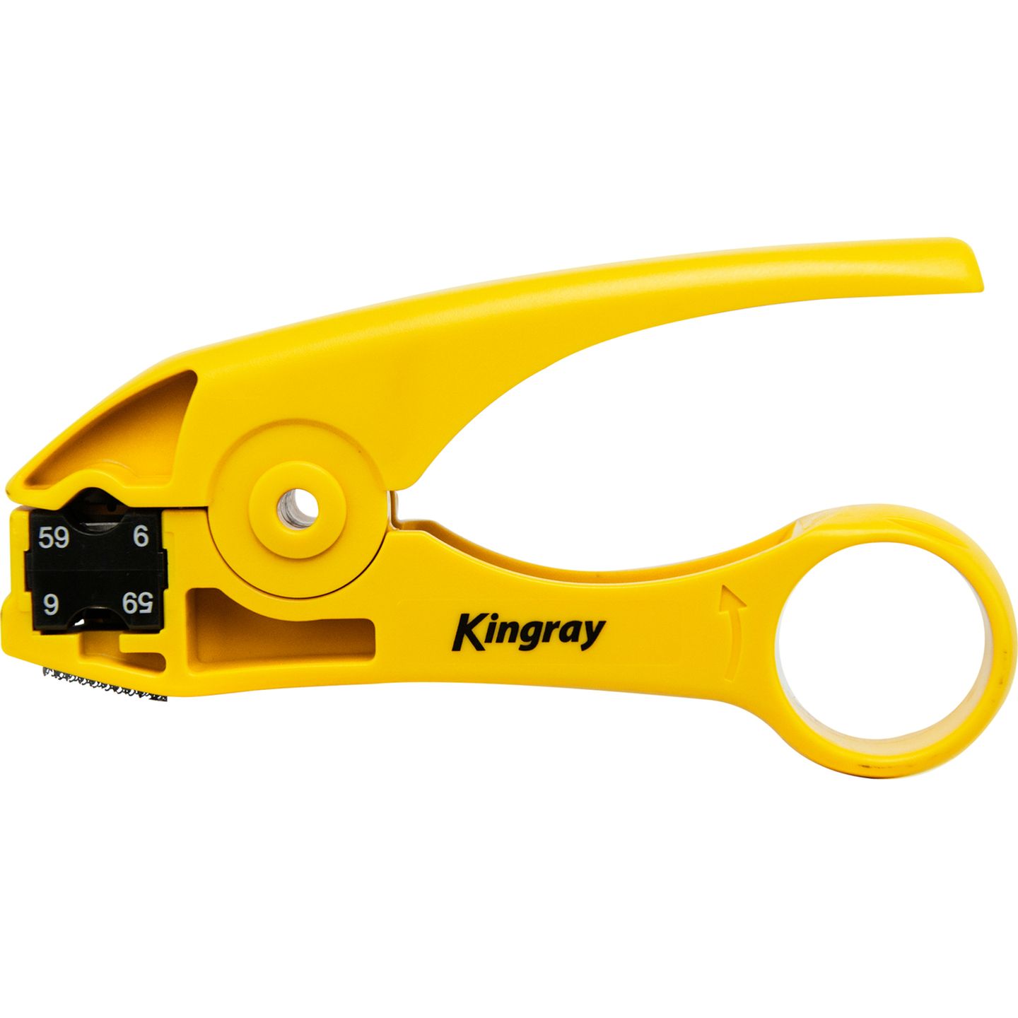 Kingray Coax Cable Stripping Tool for RG59 and RG6 with dual sided blades - Foxtel Approval F31118