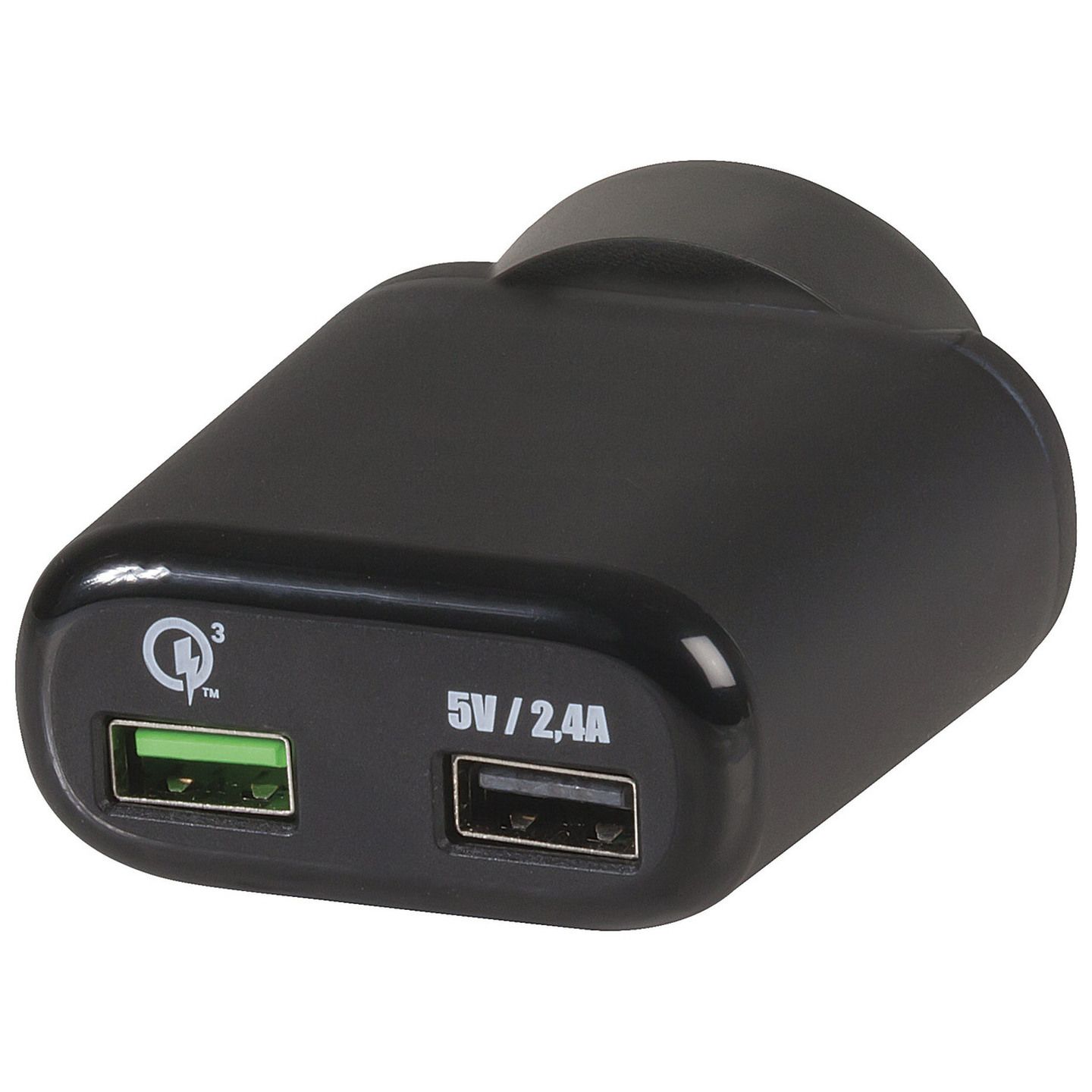 Hyperian Dual USB Main Adaptor with Single Qualcomm 3.0 Quick Charge