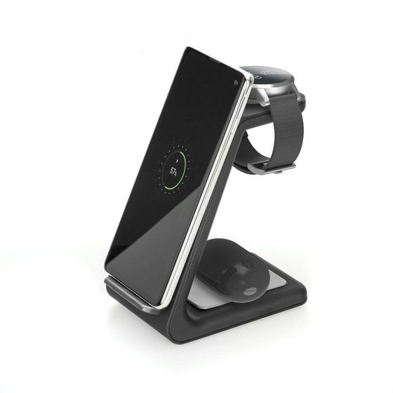 Hyperian 3-in-1 Wireless Samsung Charger Stand – Phone, Watch & Buds