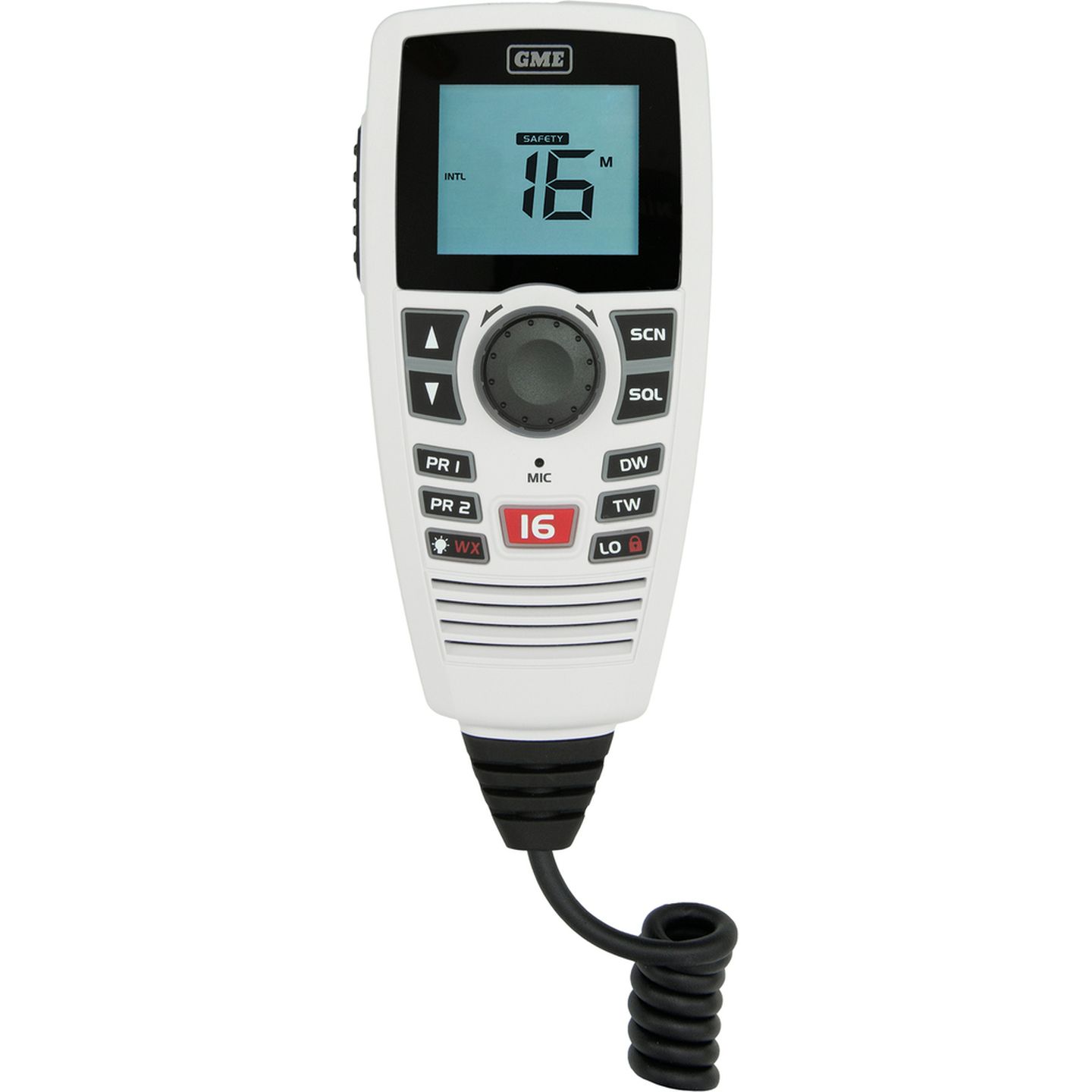 GME Black Box VHF Marine Radio - White