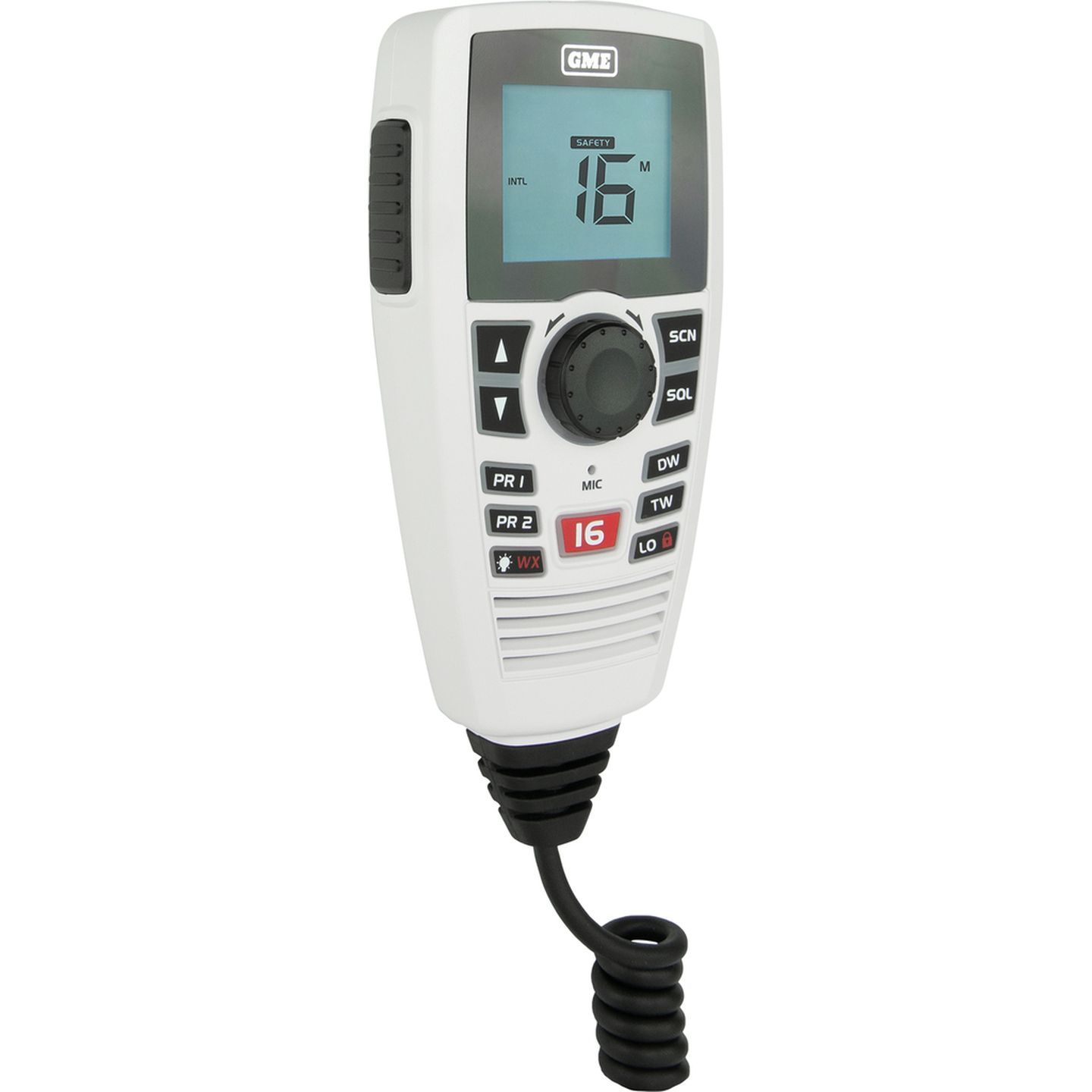 GME Black Box VHF Marine Radio - White