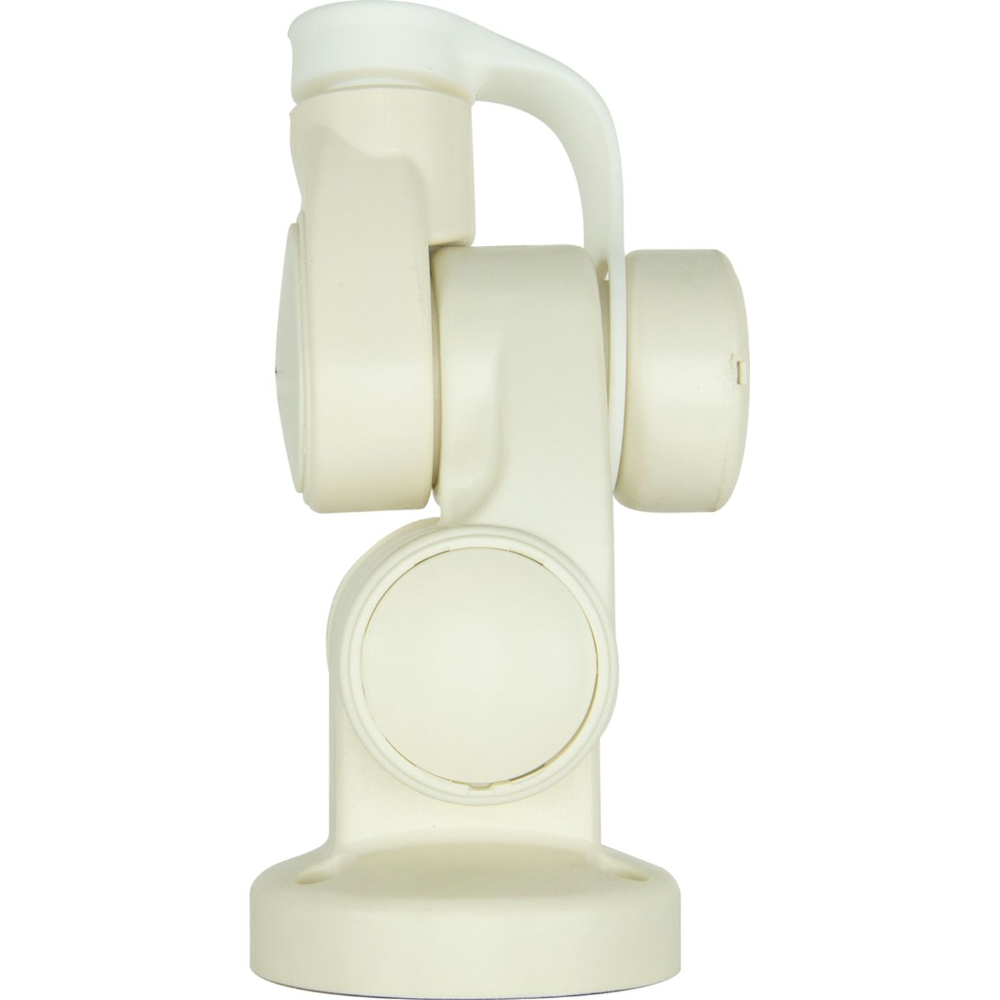 Round Double Swivel Antenna Base with lead - Suit AW36xx whips - White