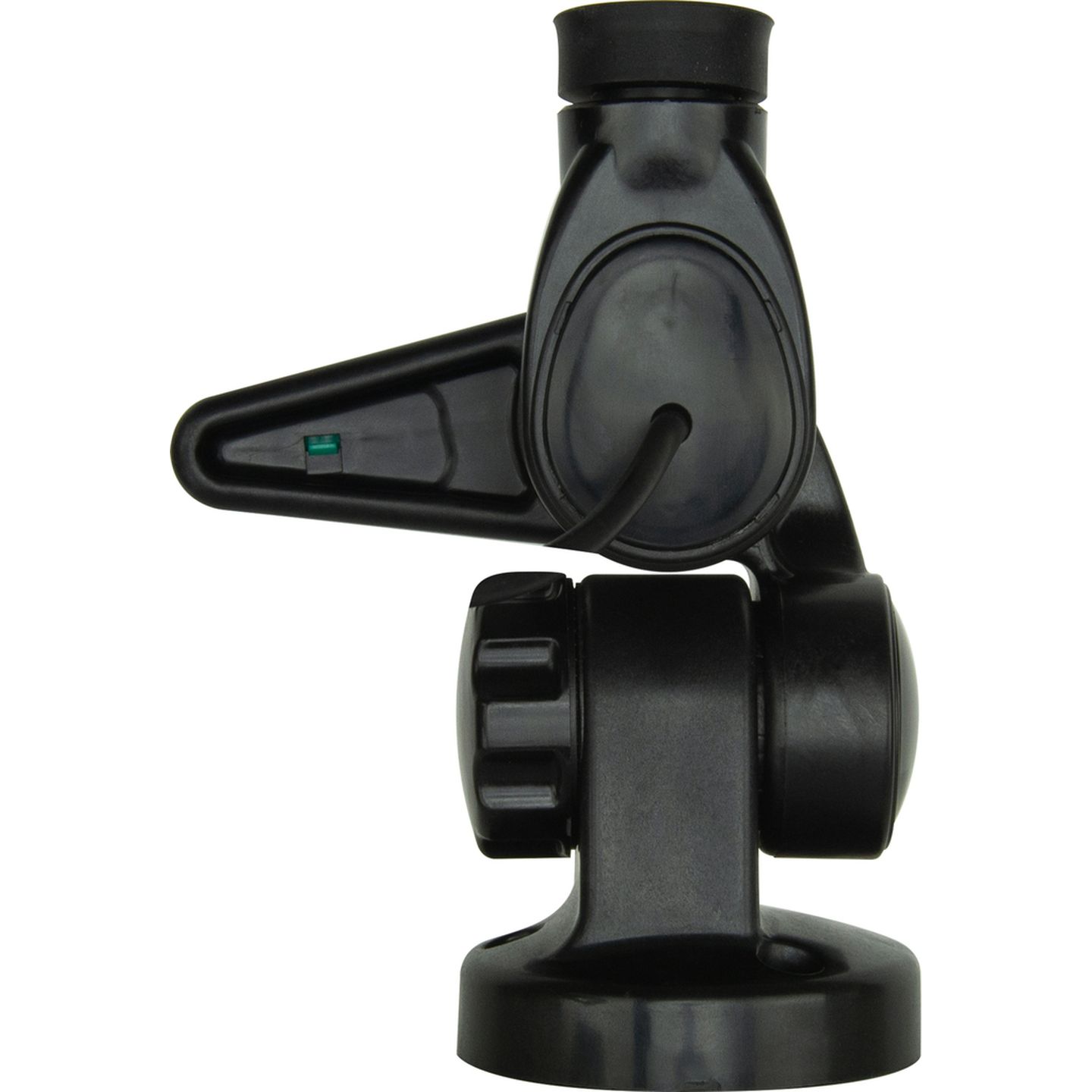 Round Double Swivel Antenna Base with lead - Suit AW36xx whips - Black