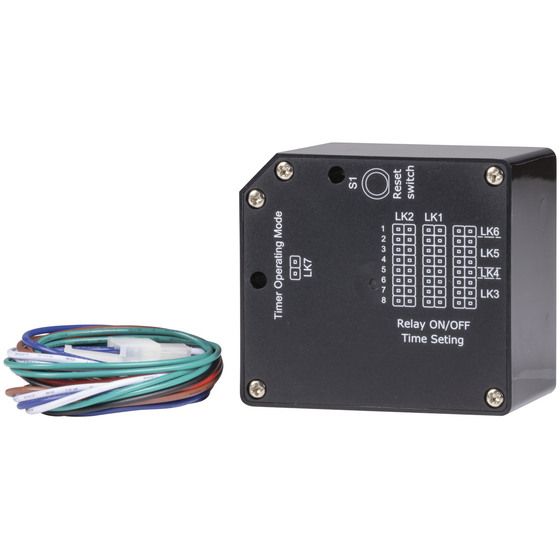 Jaycar 12 VDC Programmable Interval Timer Module – Low-Current Electronic Timer with External Reset Switch Input