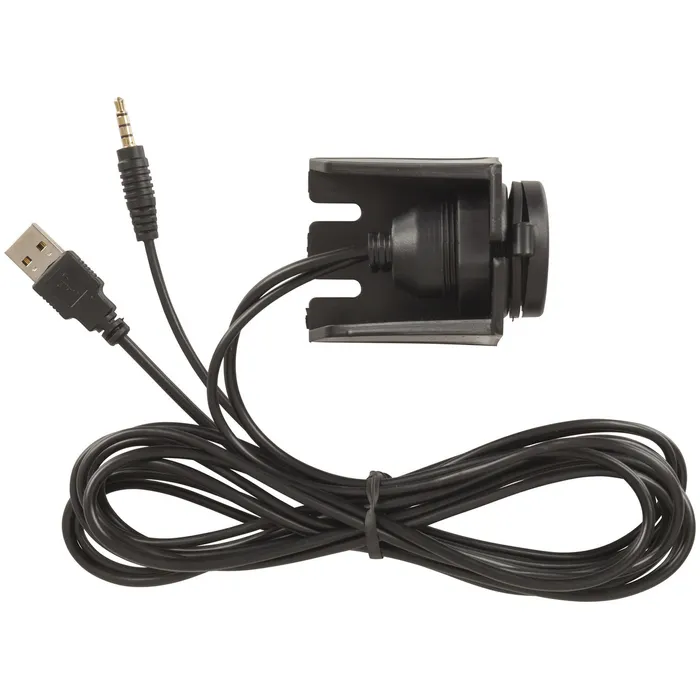 Powertech 3.5mm Auxiliary and USB Extension Cable with Mount Jaycar