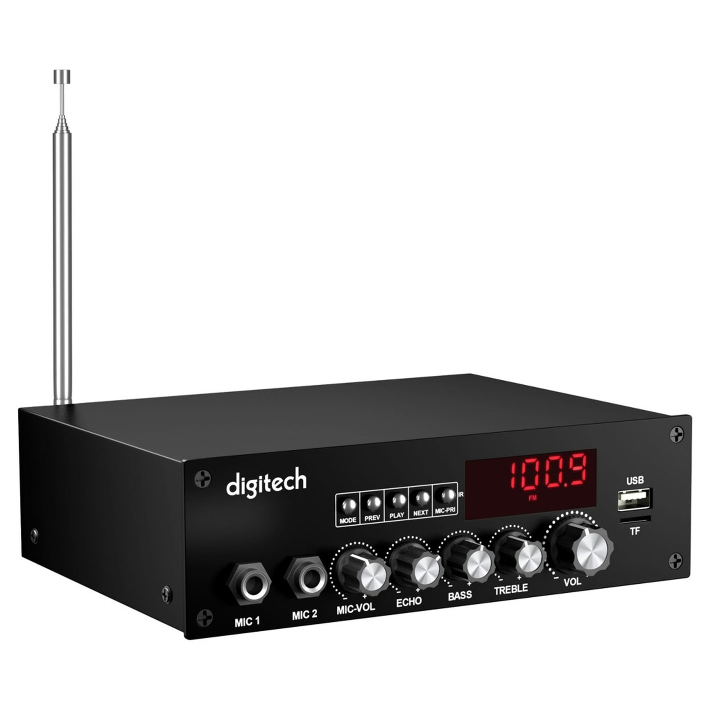 2100W Power Amplifier support BT/USB/TF/FM/2AUX/2MIC  