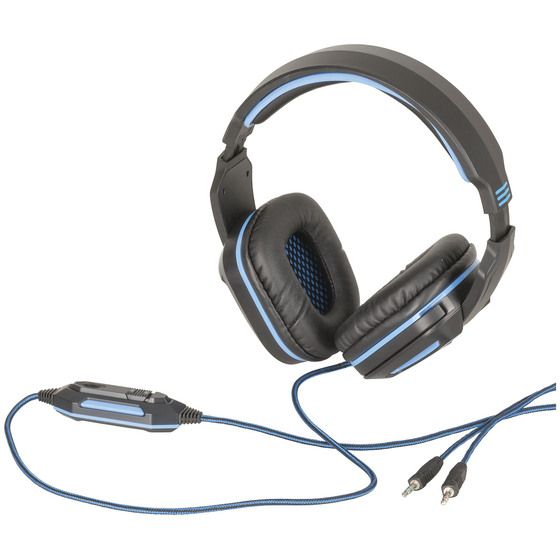 Jaycar Gaming Headphones – Adjustable Fit, 120° Swivel Mic, Braided 2m Cable