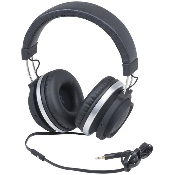 Jaycar Digitech Over-Ear Stereo Headphones – In-Line Mic, 1.5 m Cable