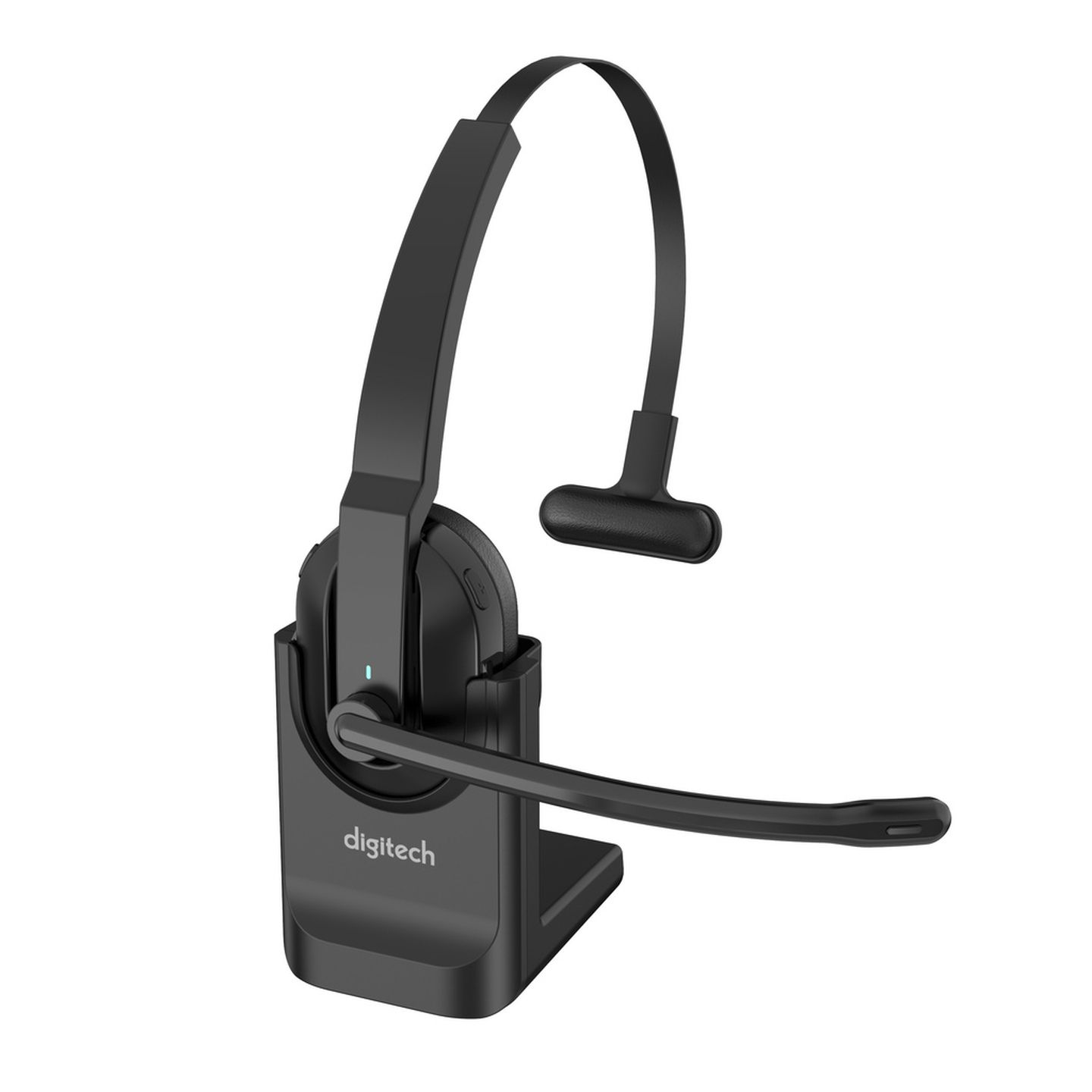 Digitech Rechargeable Wireless Headset With Charging Base & USB Audio Adapter