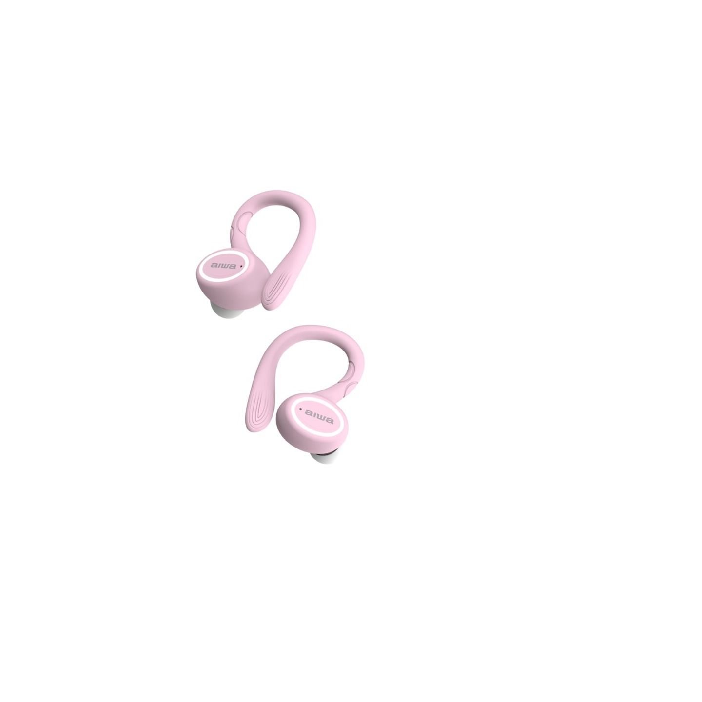 AIWA Earphone Sports Hook TWS - Bluetooth 5.3 - Pink